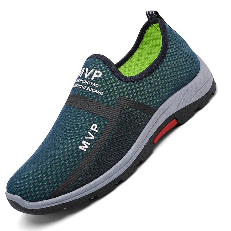Mesh Men Casual Shoes Summer Lightweight Sneakers Outdoor Walking Breathable Slip on Loafers 45 Zapatillas Hombre casual shoes,sports shoes,casual sneakers,running sneakers,fashion sneakers