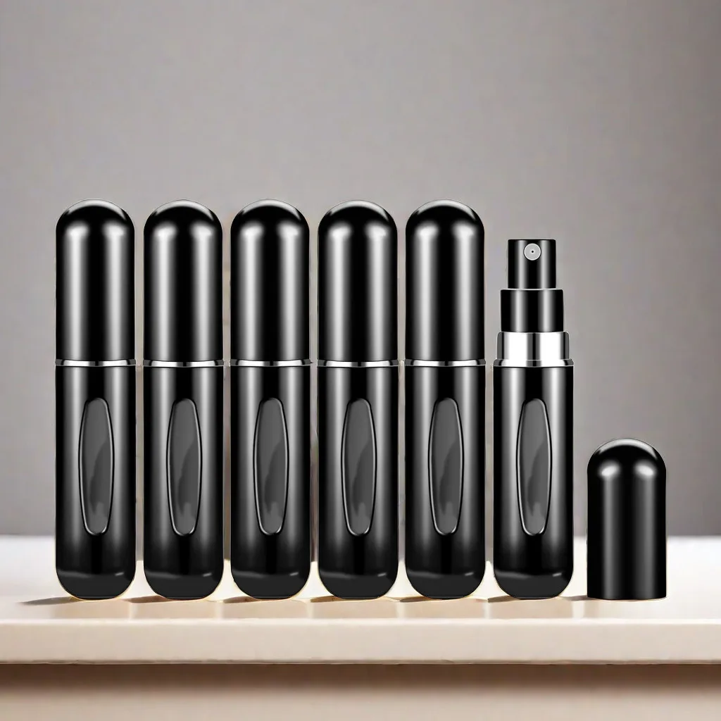 Flacone cilindrico per pompa Airless in plastica PP bianca da 5ML 10ML 15ML con