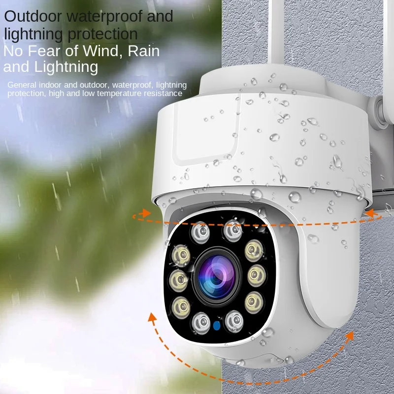 10X PTZ Zoom Wifi Camera Tuya Smart Outdoor Home Security Video Surveillance 5MP Wireless IP Cameras AI Automatic Human Tracking 3