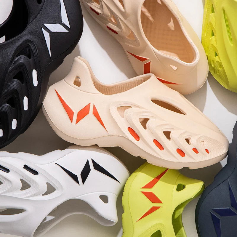 

Мужские пляжные сандалии на массивной платформе, шлепанцы для дома и ванной, сланцы из ЭВА, повседневные сандалии для улицы и пляжа, 45, лето 2023