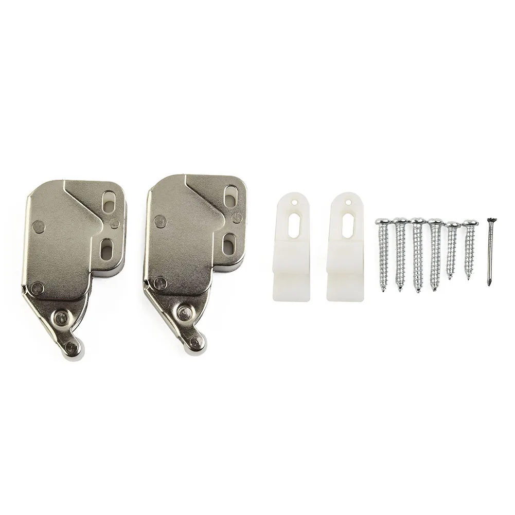 Anti-slip Cabinet Door Trunk Lock Cupboards Door Lock Flame Retardant Self-priming 000 Times 2pcs 50 ABS Material