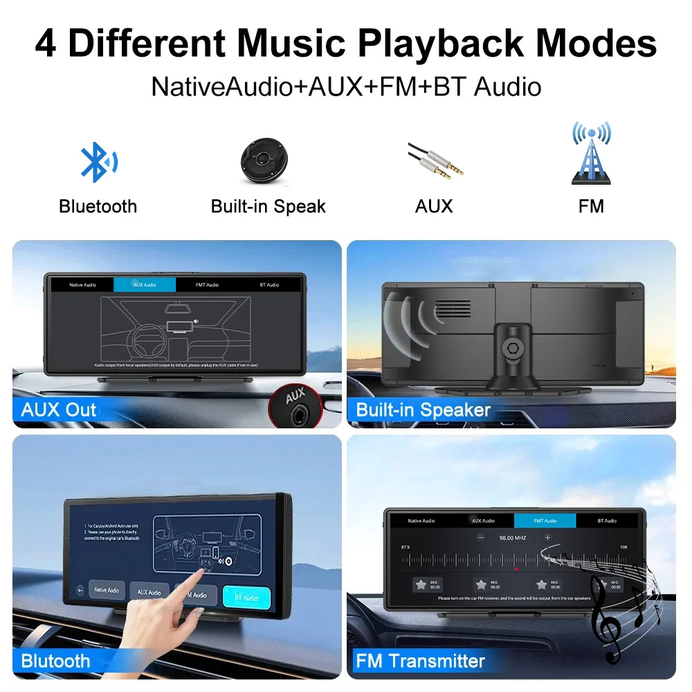 10.26 インチ Android システム 8 コア 4 + 64 グラムプレーヤー