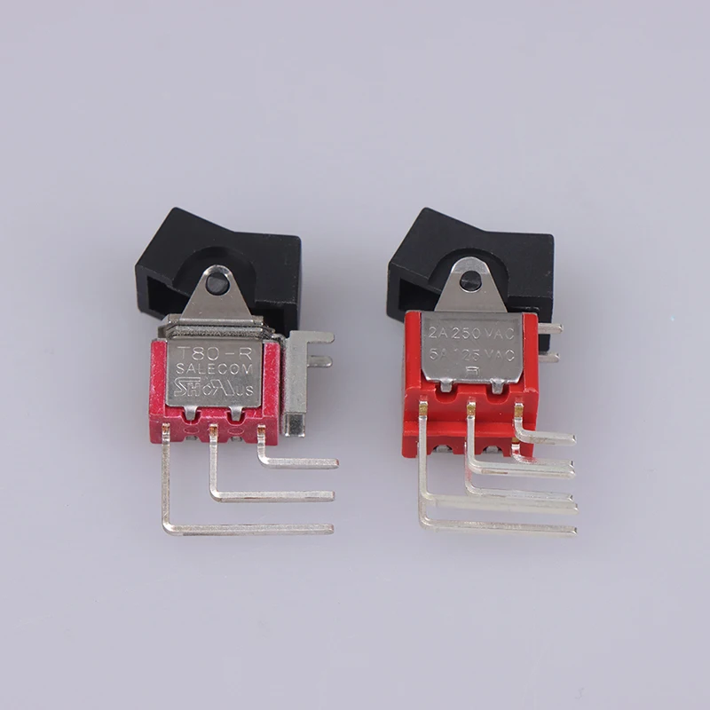 

RLS-202-A4-00 Rocker Arm Connector Ship Type Button Rocker Bent Feet Side Switch