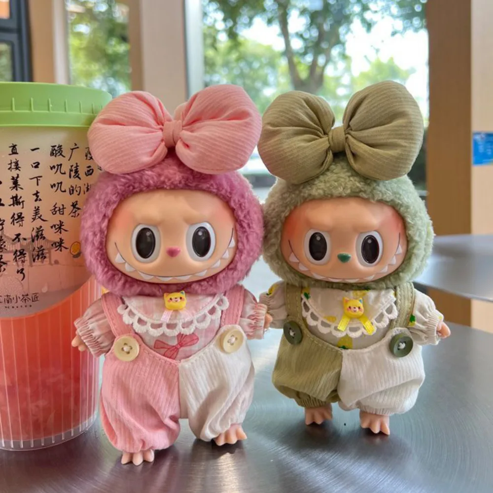 Sukinamono　ラブブ2個 ピンク／ブルー ラブブ-第1世代と第2世代の服のセット,春と夏の人形,流行の遊び