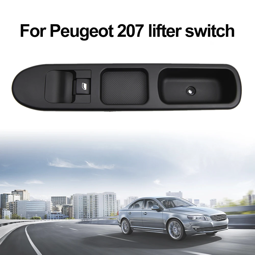 Power Window Switch Compatible 207Electric Window Switch Premium Passenger Side Control Window Lifter Switch Replacement for Car