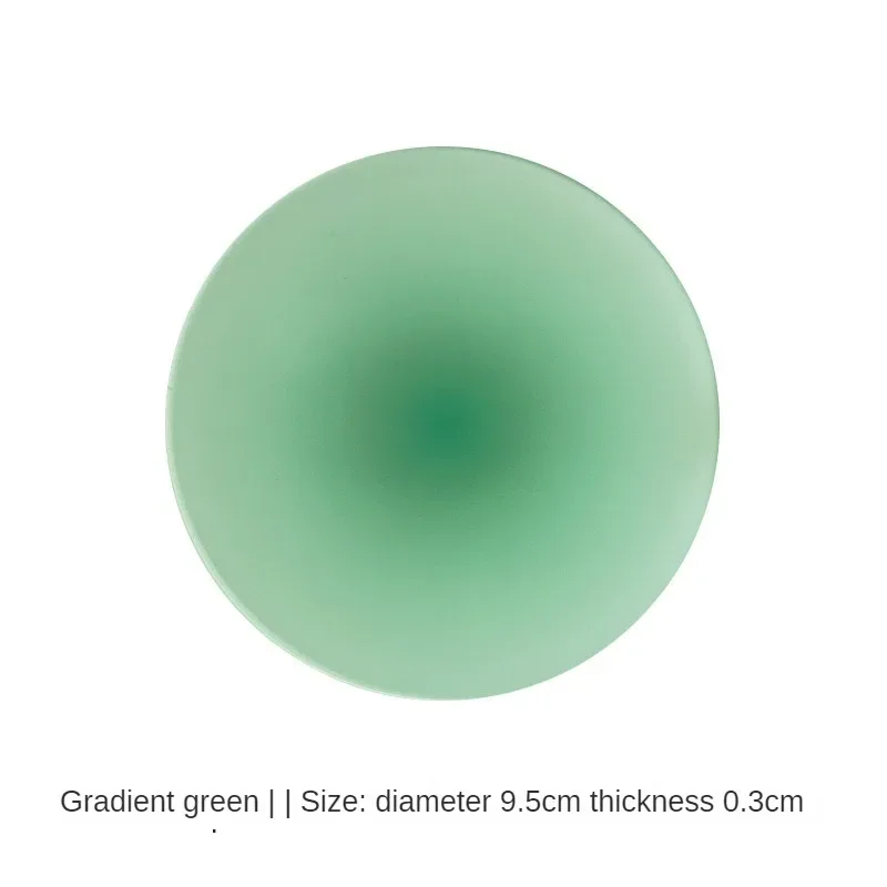 coaster set coasters Gradient Colour Non-slip Acrylic Coasters Photo Props Bar Cafe Desktop Decorations Mug Cup Mat