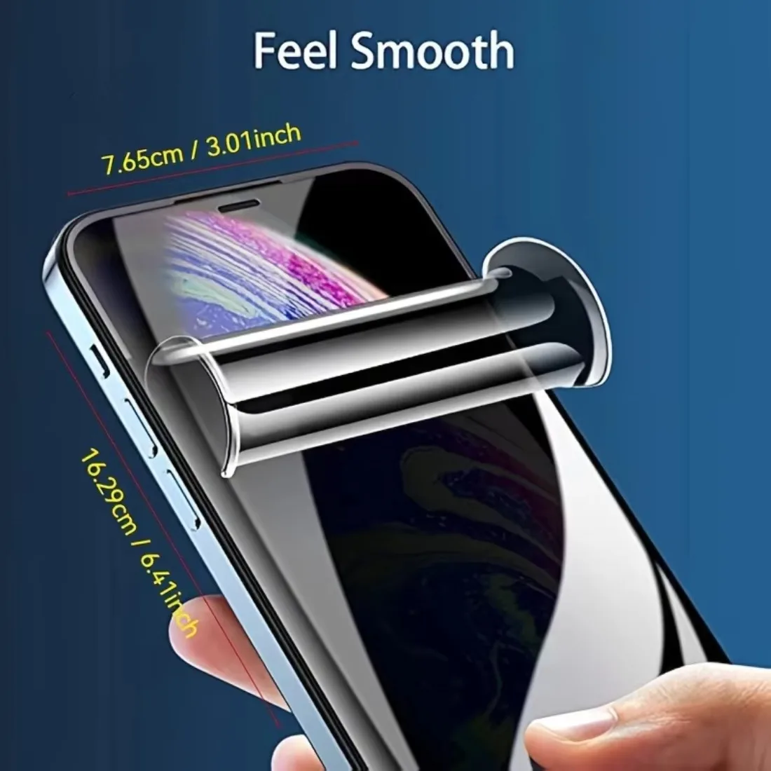 Premium Anti-Spy Privacy Screen Protector Film with Easy Application and Enhanced Privacy Protection
