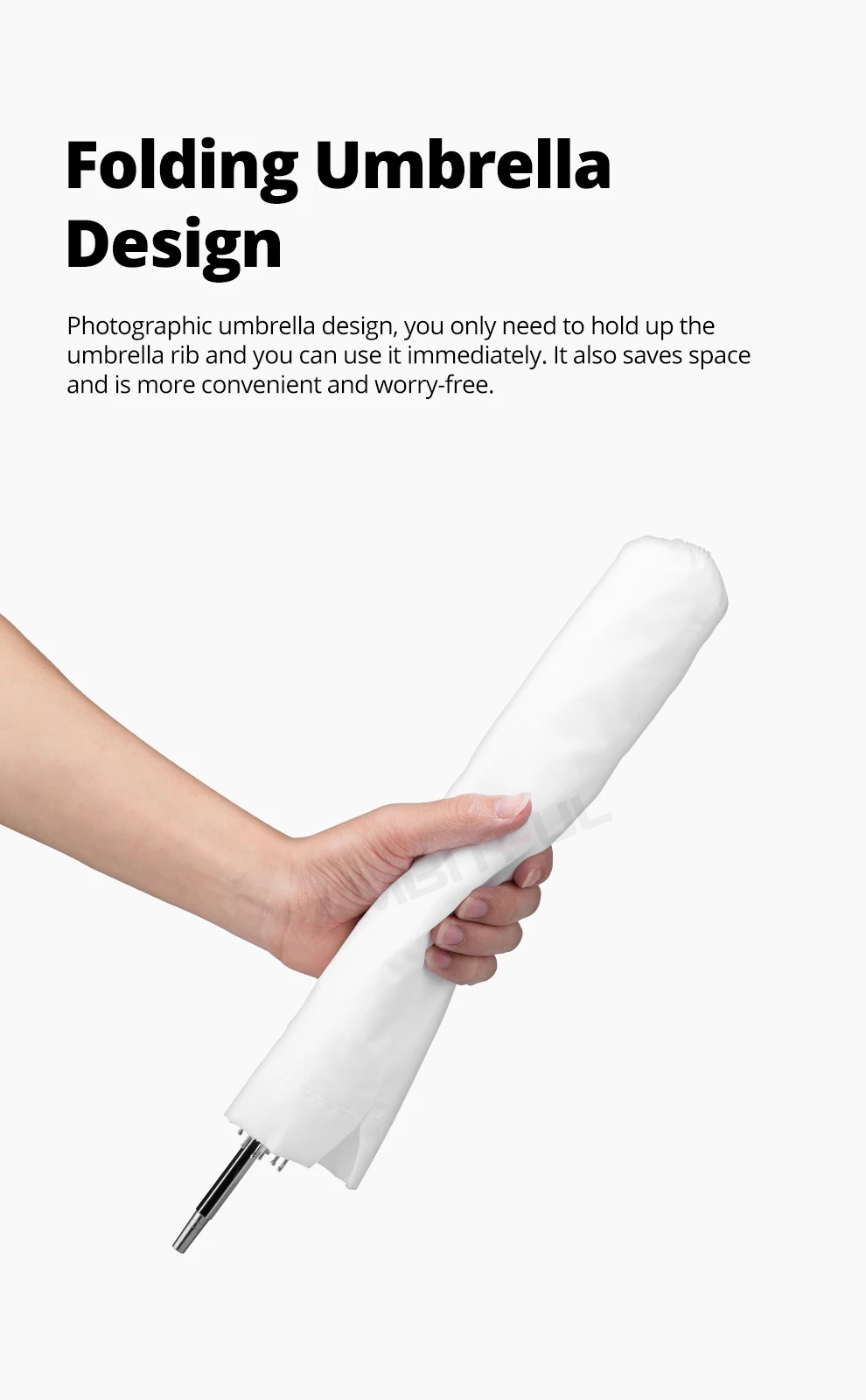 Godox AD-S5 White Folding Soft Reflector Umbrella ( 37" 94cm ) For Godox Witstro