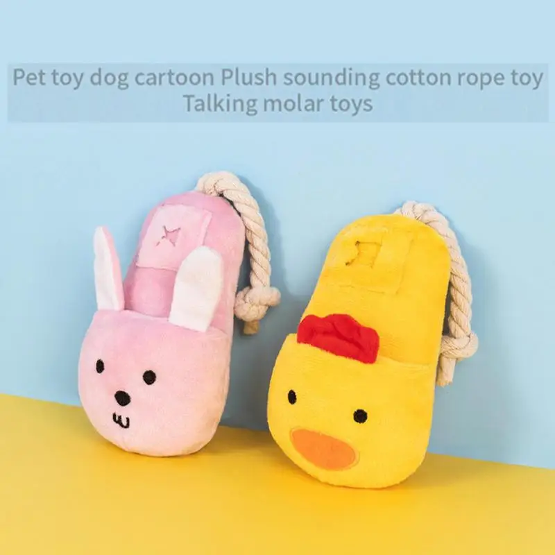 

Dog Snuffle Toy Cute Slipper Shape Aggressive Chewer Plush Plays Multipurpose Sniff Training Toys For Cat Dog Pets Accessories