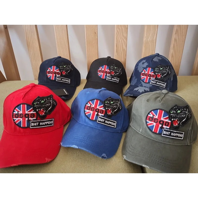 

2023 Men's Brand Design Cotton Hat Baseball Embroidery Tiger Flag Cool Team Maple leaf Letters Hat Hip Hop Cap Fashion Outwear