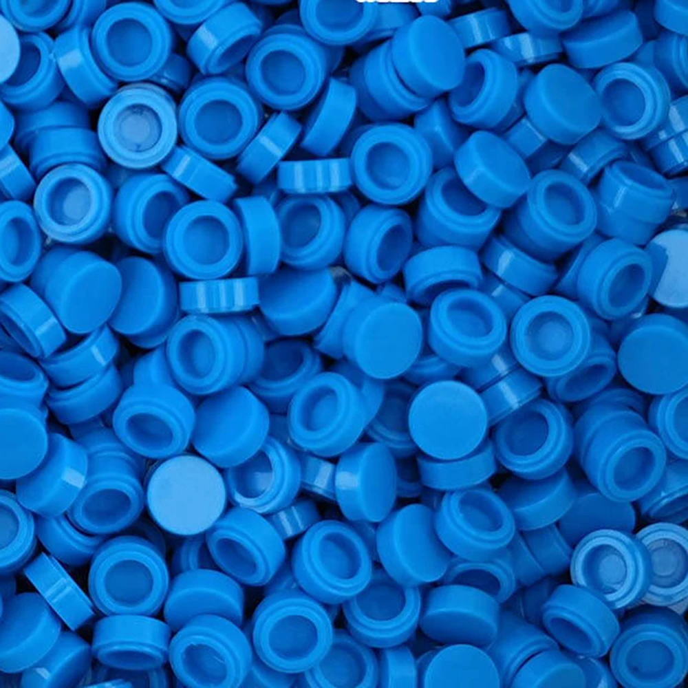 62 Color Set of 200 Round Flat Tile Building Blocks for DIY Pixel Art and Mosaics