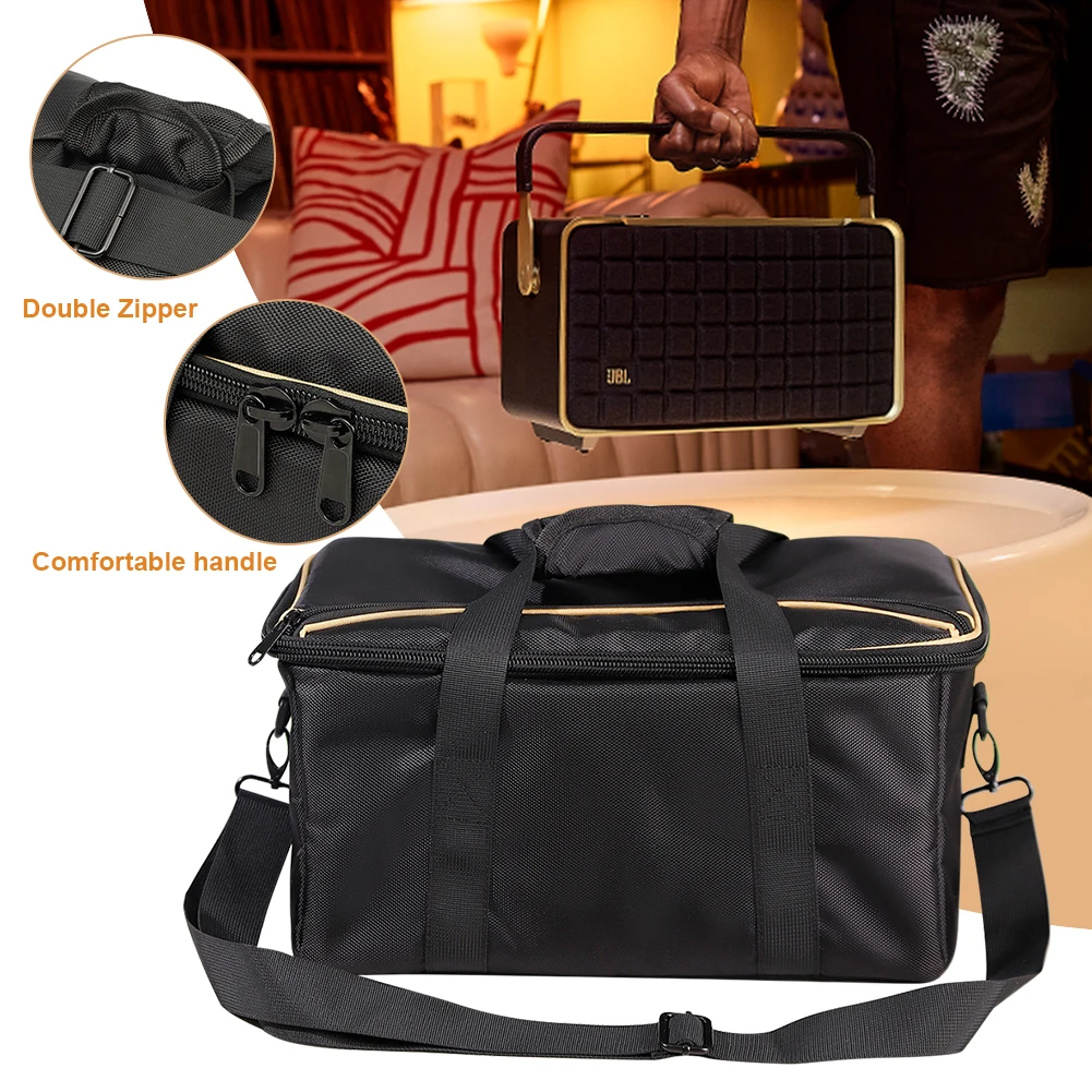 

Чехол для переноски динамика, Противоударная сумка для переноски динамика, регулируемый плечевой ремень для JBL Authentics 300, динамик/кабель