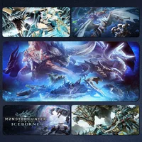 Monster Hunter Extra Large PC Gaming Mouse Pad Gamer Desk Mats Keyboard Pad Mause Pad Muismat 1