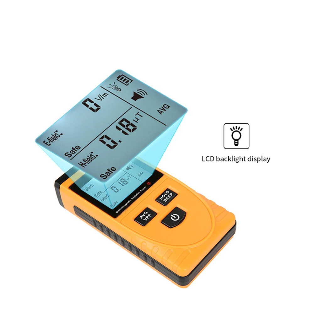 GM3120 Electromagnetic Radiation Tester, Home Appliances Office Devices Radiation Protection for Phones Computers