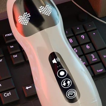Automatic Male Masturbator Cup Strong Vibration Stimulation Real Vagina Pussy Penis Oral Sex Machine Vacuum Toys For Man Adults