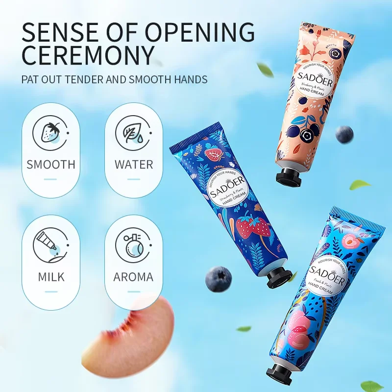 SADOER Nourishing & Repairing Hand Cream Gift Set - 5pc Travel-Size Moisturizers