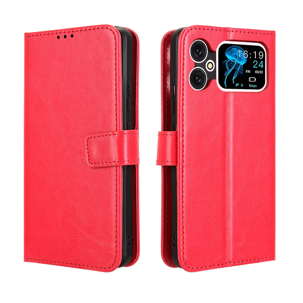Diamond Leather Flip Wallet Case with Card Holder and Bracket