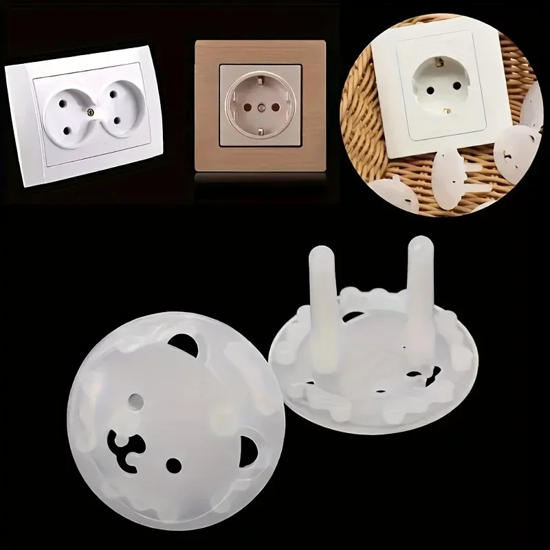 10pcs Bear EU Power Socket Protector