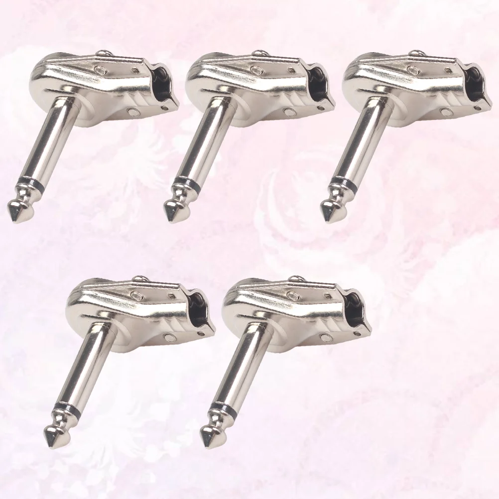 5PCS 635mm Interface Effect Pedal Connector Cable Adapter Jack Pedal Board Instrument Connector Accessories for Electric Guitar