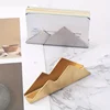 2Pcs/Set Gold&Silver Hill Business Card Holder Creative Storage Box Stainless Steel Business Card Holder Table Card Box 1