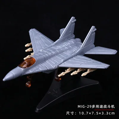 4D 27Styles 1:144 Fighter Assembly Model Plastic Gule Free Plane Armed Helicopter Reconnaissance Aircraft Bomber Model Toy - MIG-29