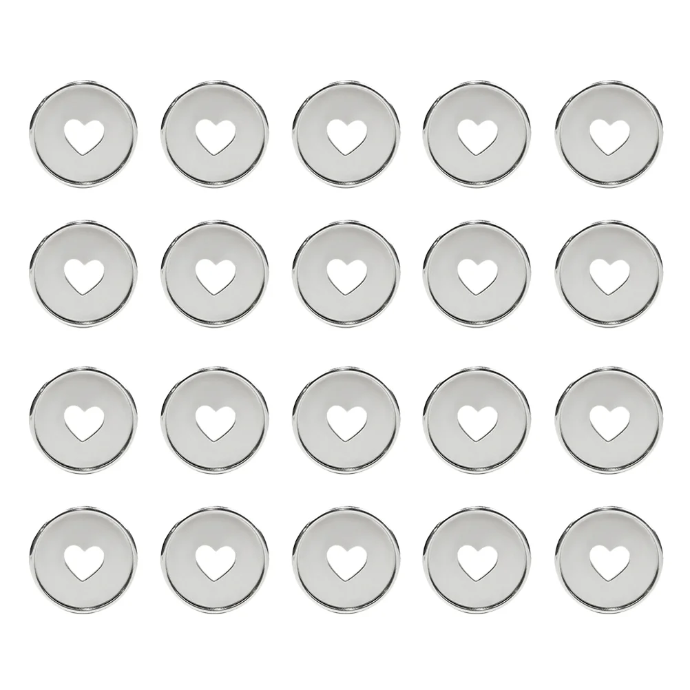 20 Pcs Loose-leaf Notebook Binding Discs Binder Rings for Notepad Planner Plastic CD