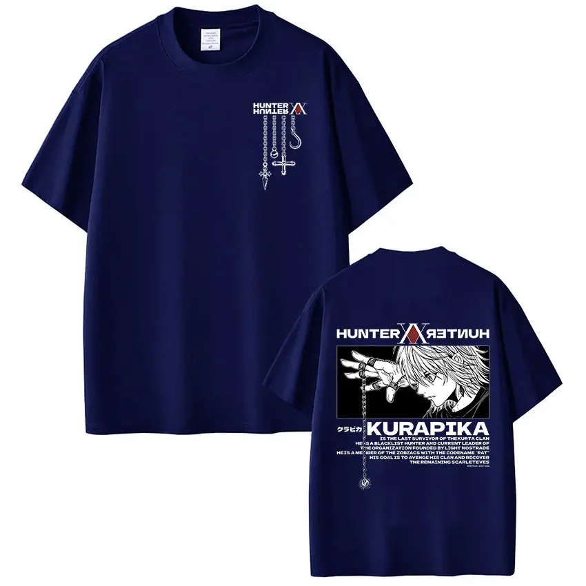 Japanese Anime Kurapika Graphic Oversized Streetwear T-Shirt