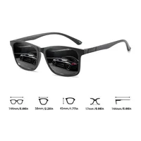 6 Paires de Lunettes de Soleil Carrées Vintage à Carreaux Tendance pour Hommes et Femmes, Idéales pour la Pêche et la Conduite, Lunettes de Soleil de Luxe de Marque Designer, Style Rétro 6