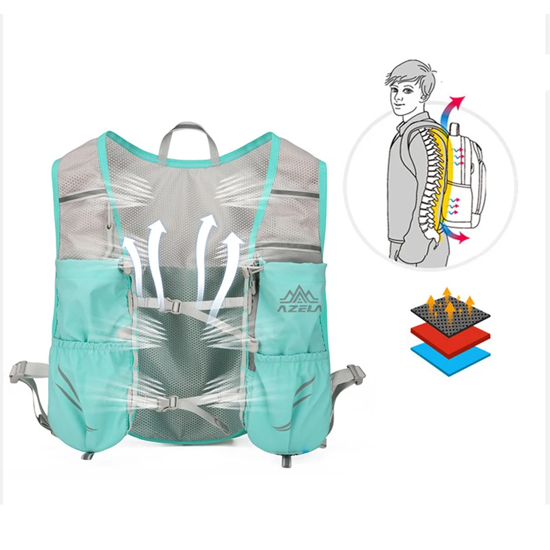 3.5L Breathable Hydration Vest Trail Running Backpack Lightweight Cycling Jogging Marathon Backpack Riding Bike Climbing Bag 5