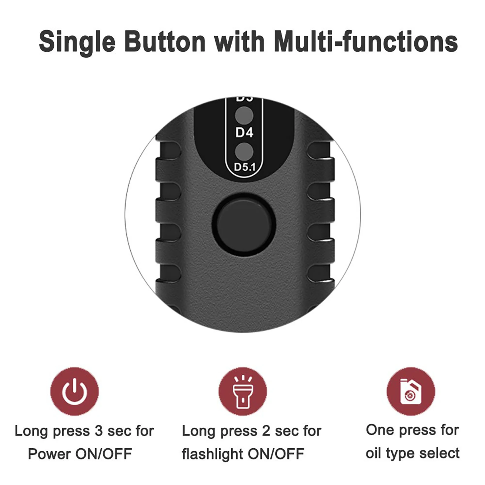 Car Brake Fluid Tester BF100 for DOT3 DOT4 DOT5.1 LED Indicators Accurate Brake Automotive Oil Quality Detector Accessories 3