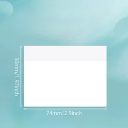 Clear Waterproof Sticky Note Pad - Assorted Sizes with Transparent PET Sheets (Small 1 pack)