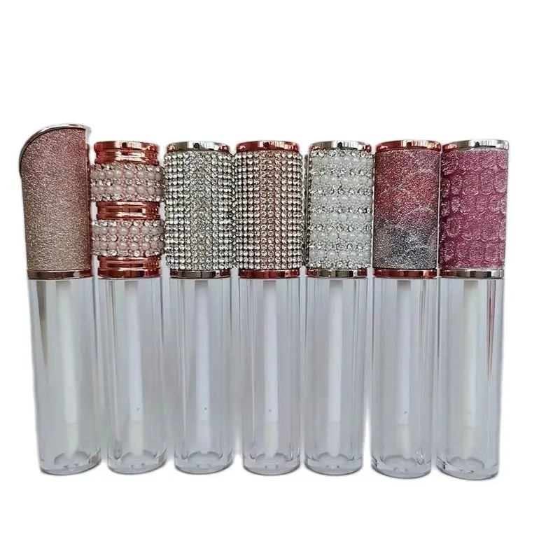 Private Label Cosmetic Packaging 5ml Diamond Glitter Empty Lipgloss