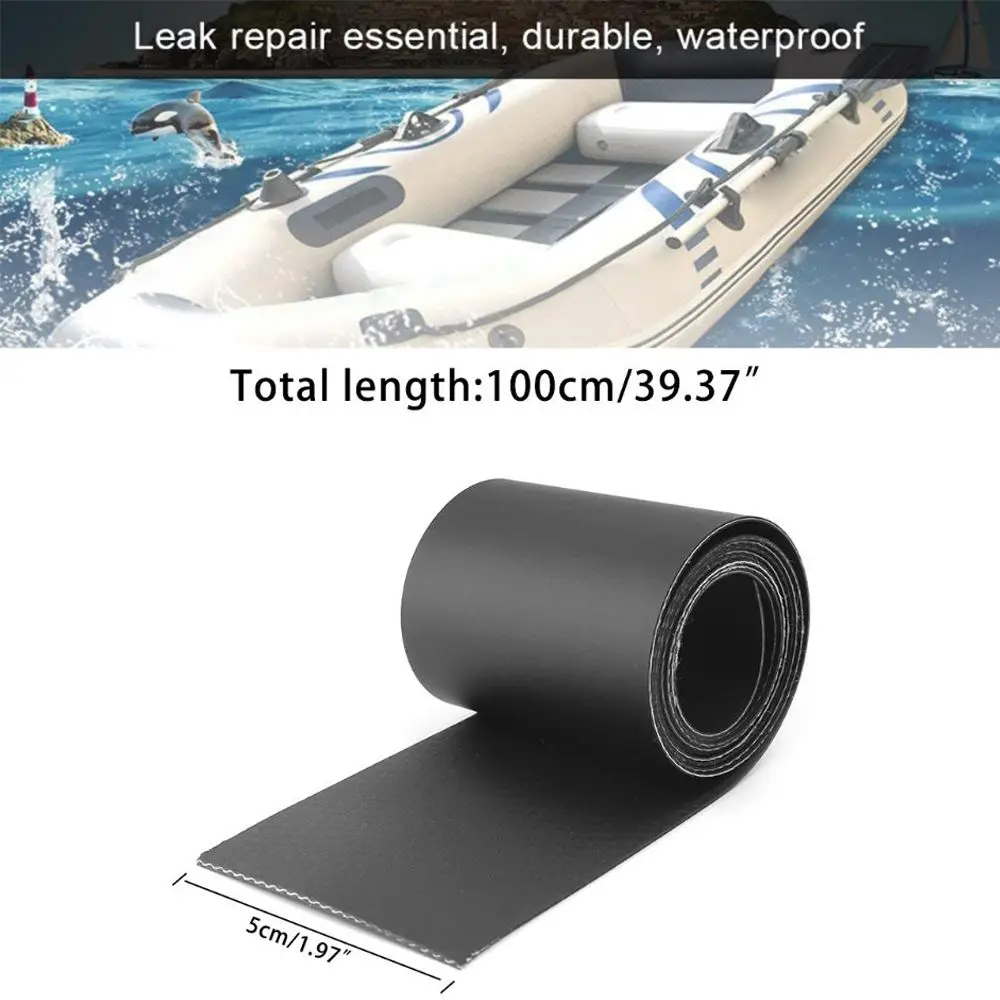 Glued Waterproof 50*1000mm Inflatable Boats Leaking Hole Repairs Kayak Patch Tool PVC Repair Patch Special Damaged Necessity 6