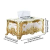 1PC European Style Tissue Box, Home Kitchen, Living Room, Bedroom, Restaurant, Bar, Hotel Napkin Extraction Box, Plastic Box 4