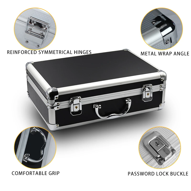 1pc Tool Storage Box, Metal Toolbox, Makeup Storage Organizer Box, Aluminium Tool Box For Tool Instrument Equipment Fishing 2