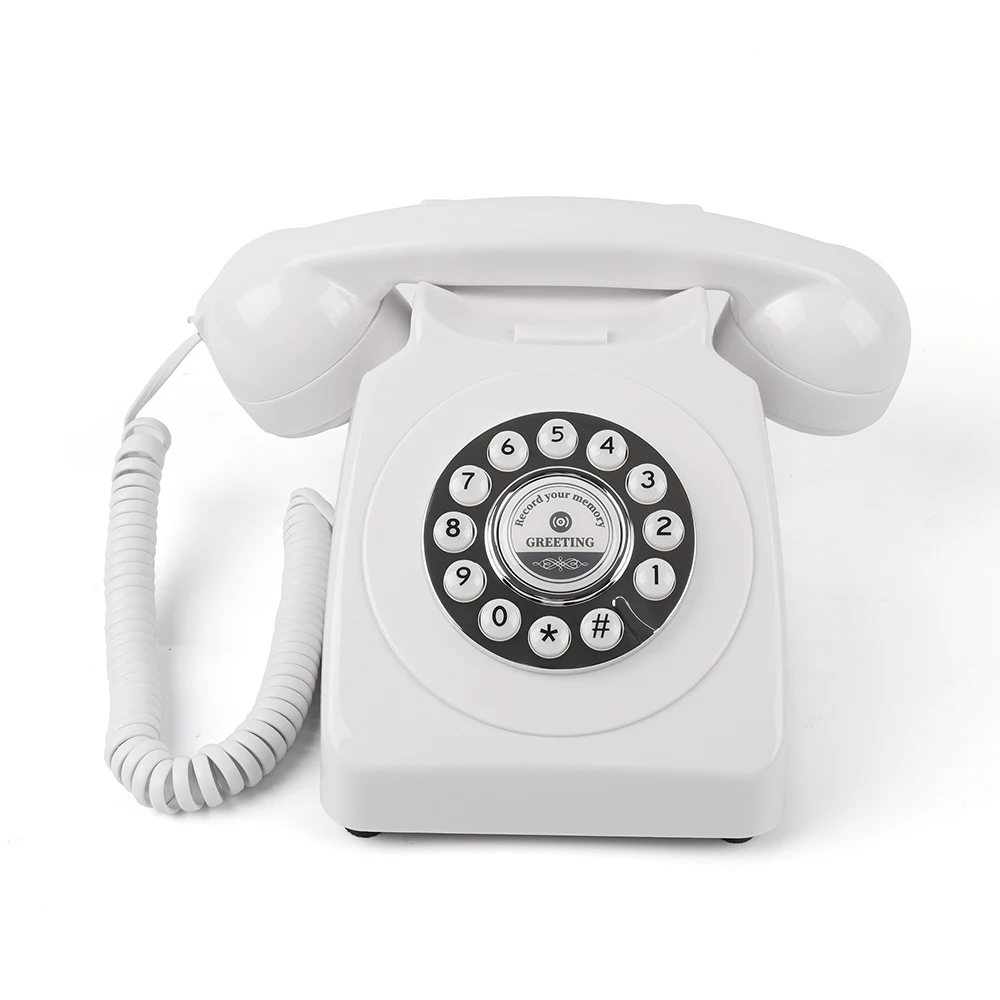 Audio Guestbook Phone Retro-Inspired Wedding Telephone Leave Cherished Audio Messages Perfect for Special Events DIY Guest Book