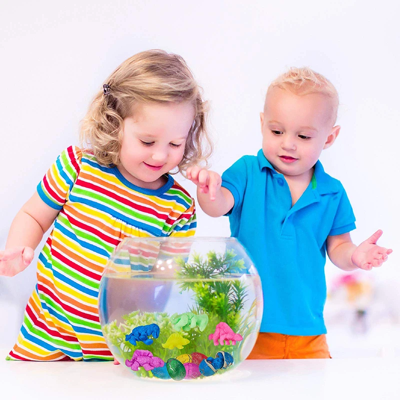 10~20pcs Dinosaur Egg Mini Simulation Potted Plant Water Absorbing Expanding Toys EVA Novel Quirky Toys Gifts for Children TMZ