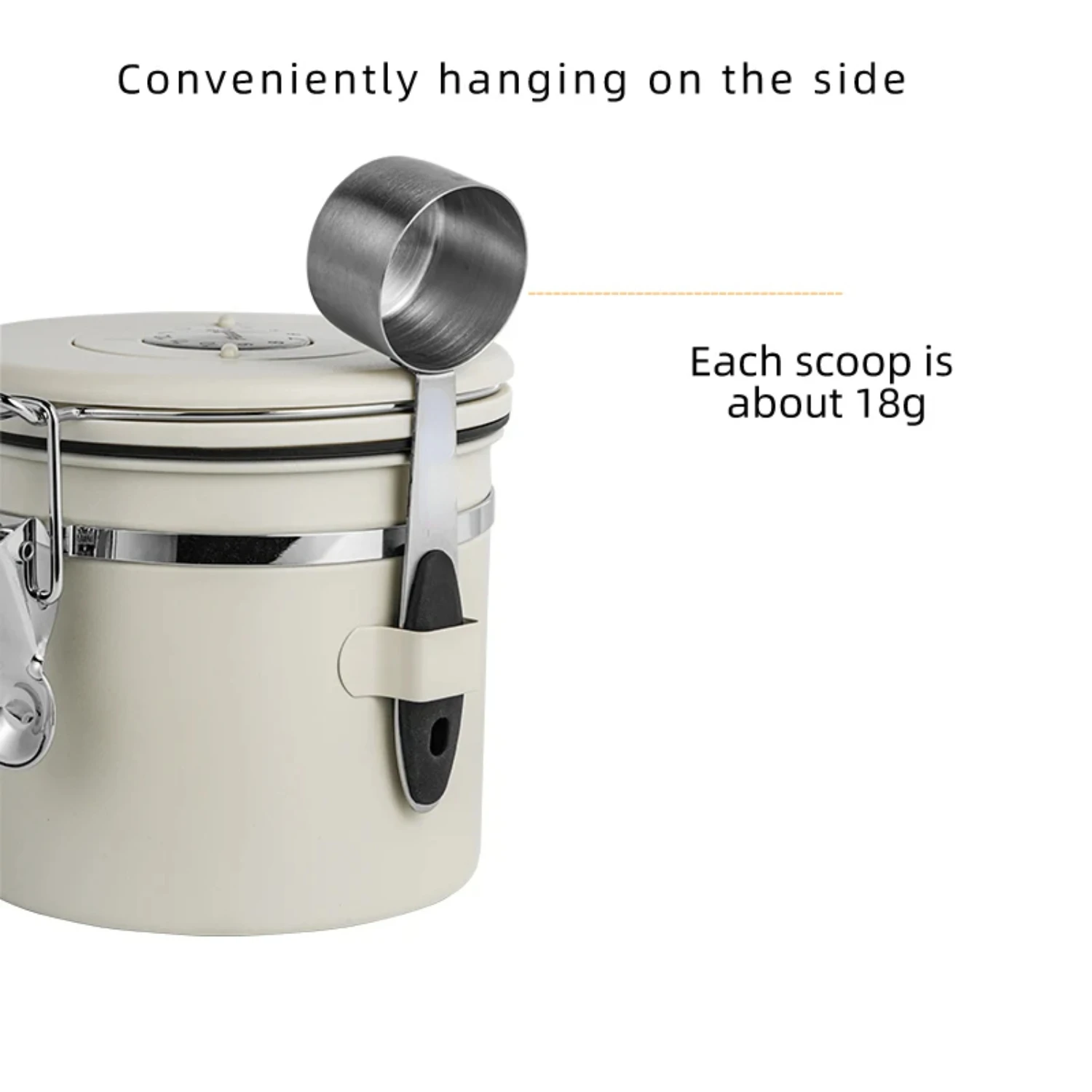Upgrade your coffee storage with this elegant, durable premium jar for long-lasting organization and stylish d&eacute;cor-Experience
