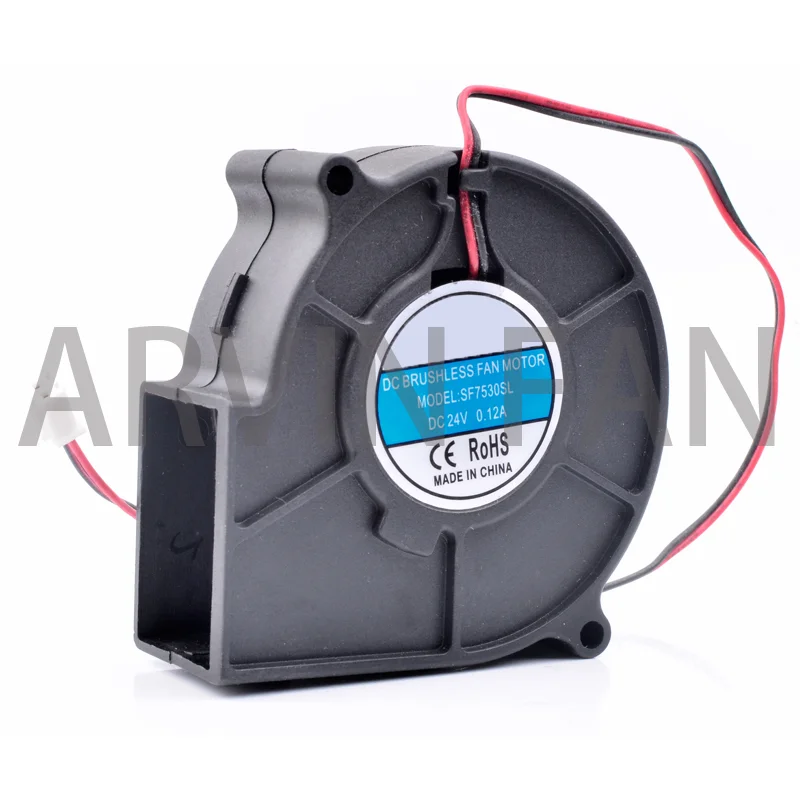 

Brand New Original SANLY SF7530SL 24V 0.12A Quiet Centrifugal Turbine Blower Humidifier Cooling Fan