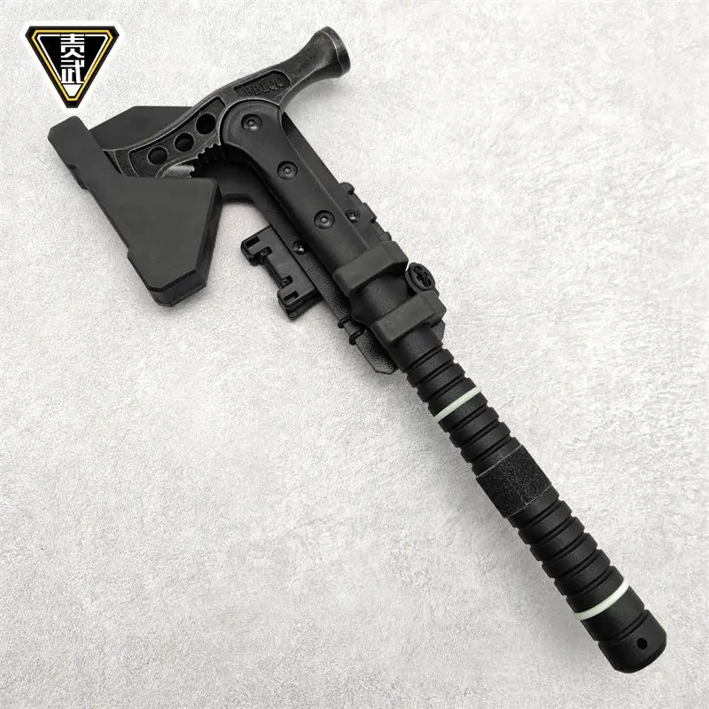 Outdoor Hammer Tactical Axe Set Quick Draw Self Defense Survival Equipment Camp Engineer Axe Steel Reinforced Hand camping hammer multi function tool self defense tools camping knives