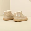Baby Boys Girls Cartoon Rabbit Padded Winter Warm Boots Rubber Soles Non-slip Indoor Outdoor Walking Shoes 4