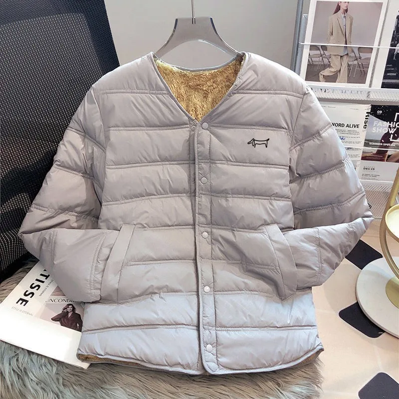 Winter Golf Jackets for Men Down Cotton Villus Windproof Golf Wear Coat