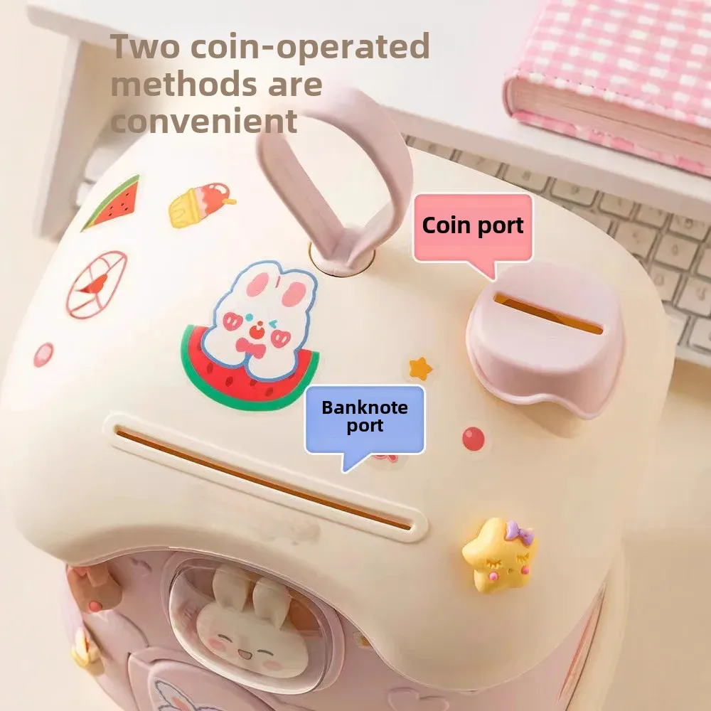 New Cute Mushroom House Small House Money Storage Canister Cartoon Financial Planning Toys For Students And Children Women'