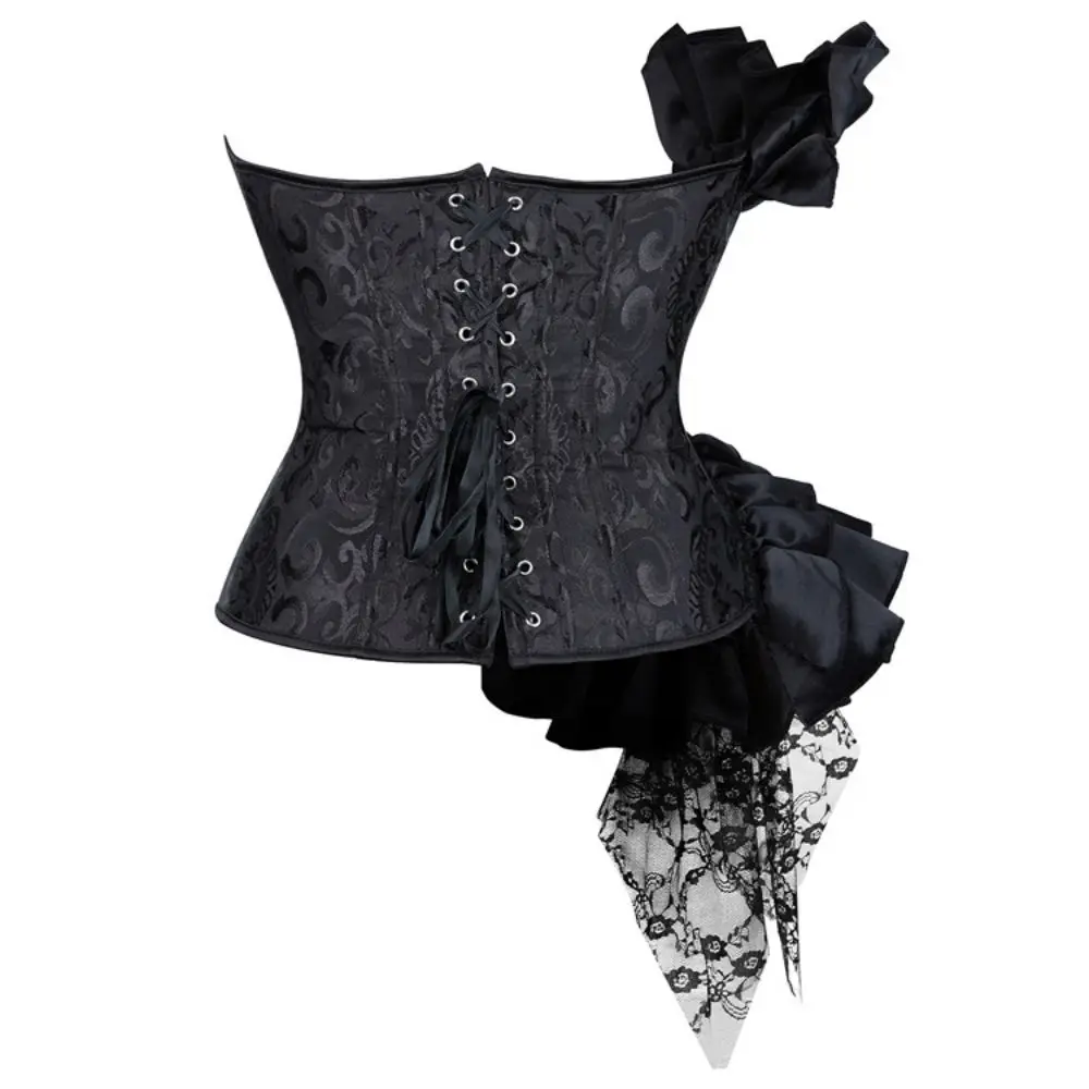 Elegant Satin Lace Fishbone Corset