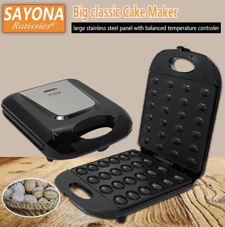 Description Picture 2 of itemLarge household nut machine nut machine frying pan machine cake machine sandwich machine baking machine donuts machine maker