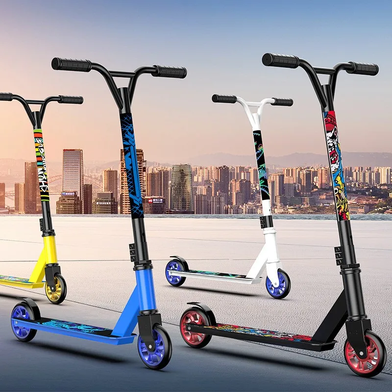 SKIG Two-wheeled Children Adult Adult Campus Mobility Competitive Fancy Stunt Car Extreme Scooter Sports Scooter Camping News children scooter folding scooter