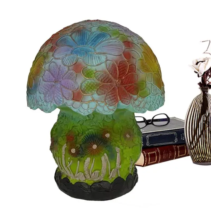 

Искусственная смола, красочный гриб, прикроватный ночник, настольная лампа с питанием от батареек, эстетический Декор для комнаты, для кабинета, гостиной