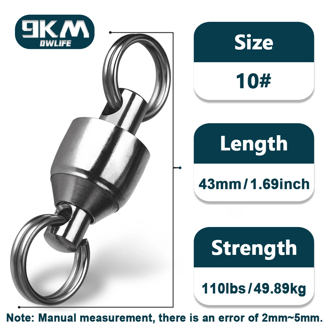 Size10  110LB 43MM