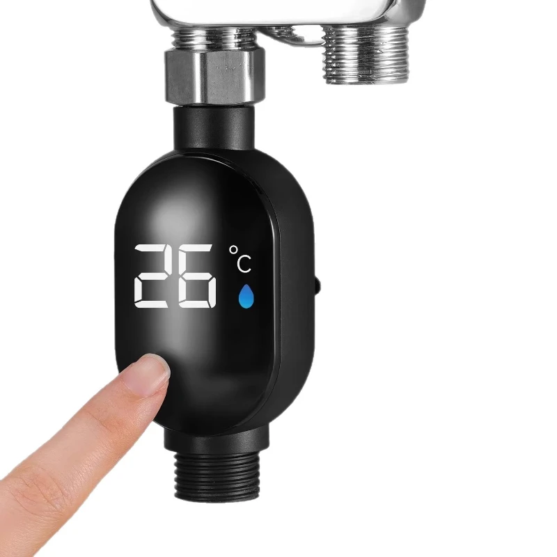 1/2/3 Pcs Water Temperature Gauge for Showerheads Shower Controller New Kid's Shower Faucet Temperature with LED Visual Display