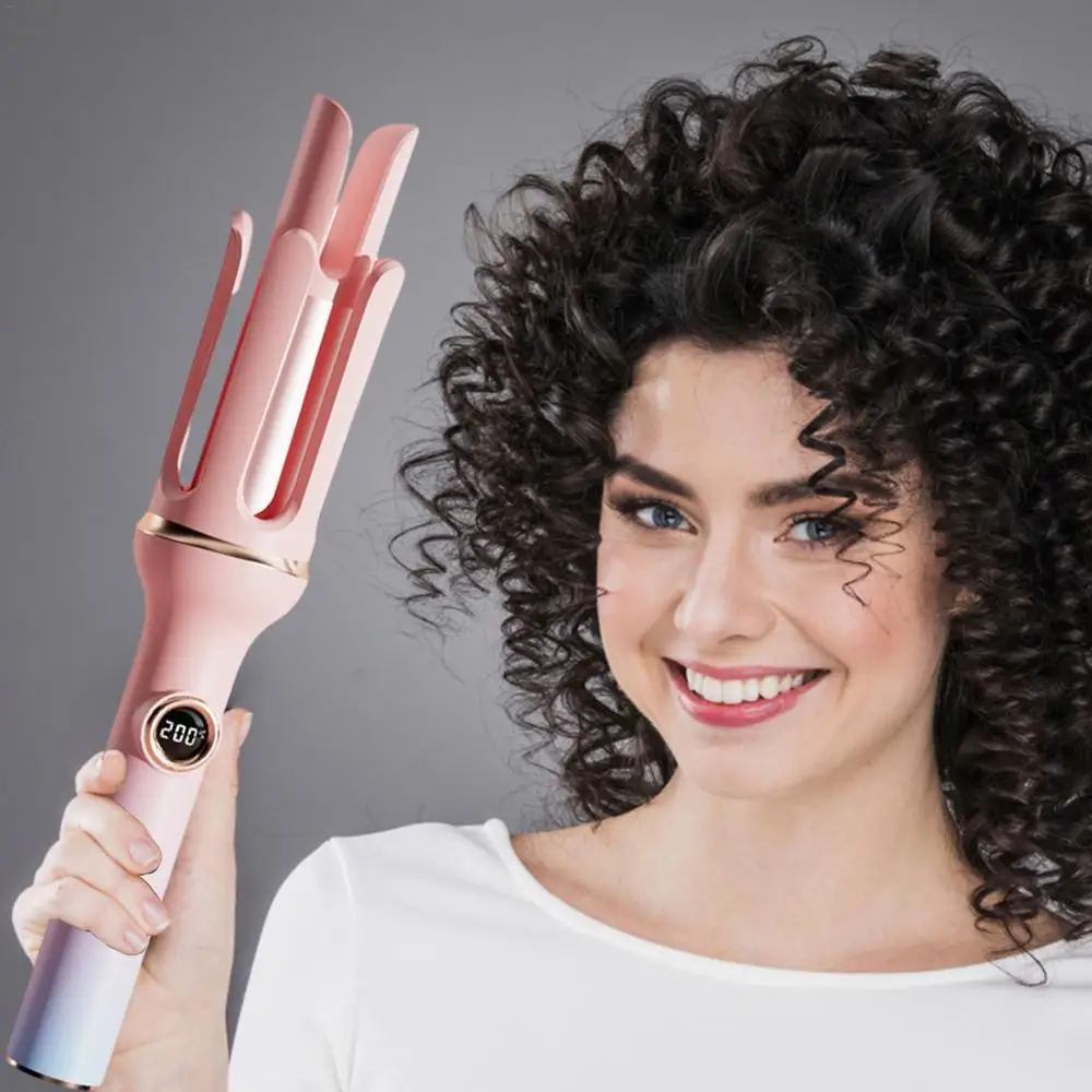 Description Picture 4 of itemHair Curler 360 Degree Rotating 1.25 Inch Long Hair Curling Irons Professional Ceramic Glaze Coating Hot Tools Curling Iron With